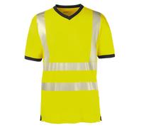4PROTECT T-shirt haute visibilité Miami jaune fluo/gris M