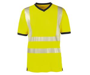 4PROTECT T-shirt haute visibilité Miami jaune fluo/gris XL