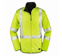 4PROTECT Veste de sécurité réversible Reno jaune vif/noir XL