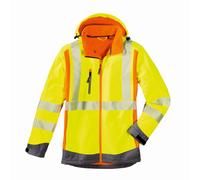 4PROTECT Warn-WettersVeste softshell Houston Jaune vif/orange vif 3XL