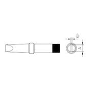 4ptc7-1 Panne De Fer à Souder Forme Plate Taille De La Panne 3.2 Mm Contenu 1 Pc(s) - Weller