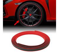 4R Quattroerre.it 10420 Profil Adhésif pour Jantes de Voiture Universelles, Rouge, 11 mm x 7 m