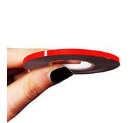 4R Quattroerre.it 10461 Trim Stripes Bandes Adhésives pour Voitures, Rouge Fluorescent, 3 mm x 10 MT