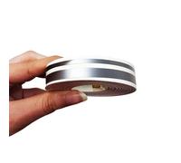 4R Quattroerre.it 10507 Trim Stripes Bandes Adhésives Doubles pour Voitures, Argent, 11 mm x 10 MT
