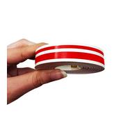 4R Quattroerre.it 10509 Trim Stripes Bandes Adhésives Doubles pour Voitures, Rouge, 11 mm x 10 MT