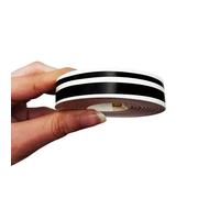 4R Quattroerre.it 10510 Trim Stripes Bandes Adhésives Doubles pour Voitures, Noir, 11 mm x 10 MT