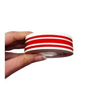 4R Quattroerre.it 10523 Trim Stripes Bandes Adhésives Triples pour Voitures, Rouge, 3F 16 mm x 10 MT