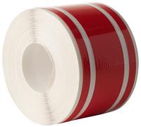 4R Quattroerre.it 10533 Trim Stripes Bandes Adhésives Triples pour Voitures, Rouge, 3F 50 mm x 10 MT