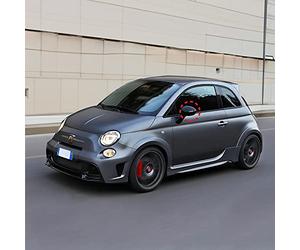 4R Quattroerre.it 10559 Lot de 2 Bandes adhésives tricolores Abarth holographique avec Drapeau Italien 6 x 173 mm Droite et Gauche
