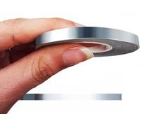 4R Quattroerre.it 10562 Trim Stripes Bandes Adhésives pour Voitures, Chrome, 5 mm x 10 MT