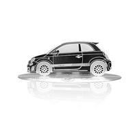 4R Quattroerre.it 11203 - Maquette avec gravure pour voiture Fiat 500 Abarth en acier inoxydable
