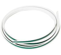 4R Quattroerre.it 12015 Mini salvaspigoli Noir 7 x 1400 mm avec adhésif Double Face 3 M APT 1500