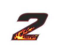 4R Quattroerre.it 13202 Nombre de Course 2 Mini, Flammes, 3 x 2,5 cm