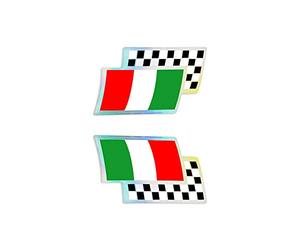 4R Quattroerre.it 14108 Sticker Autocollant 3D Drapeau Italie Échecs