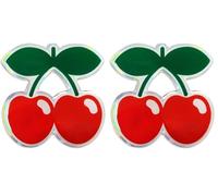 4R Quattroerre.it 14115 Autocollant 3D Cerises (Lot de 2)