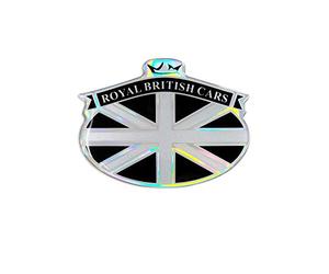4R Quattroerre.it 14160 Sticker 3D Blason Royal British Cars