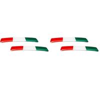 4R Quattroerre.it 14171 Autocollants 3D Italie pour Levier de Vitesse Alfa Giulia Stelvio, Lot de 4, Transparente