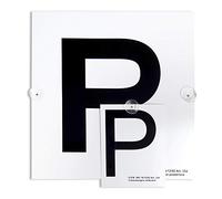 4R Quattroerre.it 1571a Panneau P avec ventouses, Lot de 2 pièces Avant Plus arrière