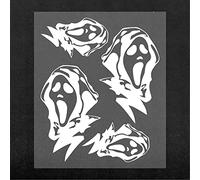 4R Quattroerre.it 15768 autocollants pour voiture cri Feuille, blanc