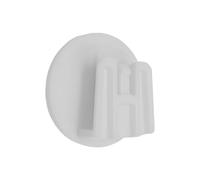 4R Quattroerre.it 1746 Clip pour télépéage Mgoo Système de fixation amovible, rond, 3 cm, blanc