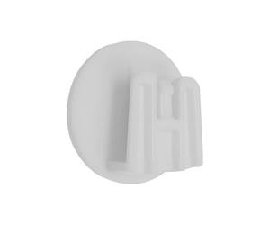 4R Quattroerre.it 1746 Clip pour télépéage Mgoo Système de fixation amovible, rond, 3 cm, blanc