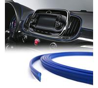 4R Quattroerre.it 19954 Trim Stripes Profil à Clipser pour intérieur de Voiture, Bleu, 3 mm x 3 m
