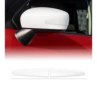 4R Quattroerre.it 3D Profils Protecteurs Rétroviseurs Saveurs pour Voiture, Transparent, Lot de 2