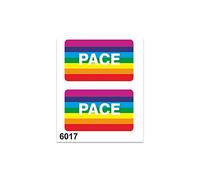 4R Quattroerre.it 6017 Sticker Pace 10 x 12 cm