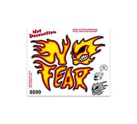 4R Quattroerre.it 8099 Adhésif No Fear, 14 x 16 cm