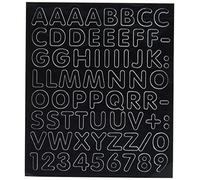 4R Quattroerre.it 892 Kit Lettres Adhésives, Noir