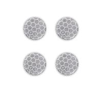 4R Quattroerre.it Adhésif 3D Diamond Refractive Cercles, Blanc, Lot de 4 Pièces
