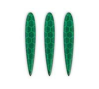4R Quattroerre.it Adhésif 3D Diamond Refractive Flèches, Vert, Lot de 3 Pièces