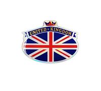 4R Quattroerre.it Adhésif 3D Emblème Royaume-Uni, 75 x 55 cm