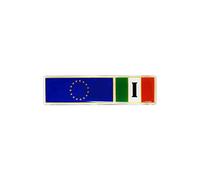 4R Quattroerre.it Adhésif 3D Europe et Italie Plaque, 110 x 28 mm