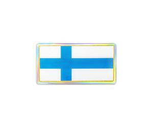 4R Quattroerre.it Adhésif 3D Finlande, 80 x 40 mm