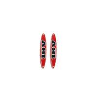 4R Quattroerre.it Adhésif 3D Ovals 16 V, Lot de 2