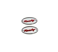 4R Quattroerre.it Adhésif 3D Ovals Racing, Lot de 2, 56 x 28 mm