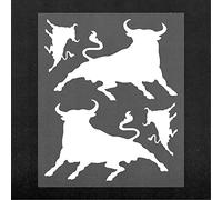 4R Quattroerre.it Adhésifs Prédécoupés pour Voitures Taureau, Blanc