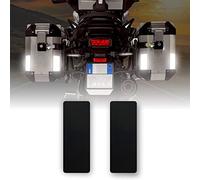 4R Quattroerre.it Adhésifs Réfractifs Rectangles, Noir, Lot de 2 Pièces