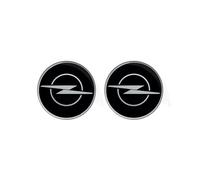 4R Quattroerre.it Autocollant 3D Compatible avec Opel, Produit sous Licence (Noir, 12 mm)