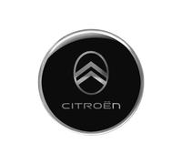 4R Quattroerre.it Autocollant Citroen 3D Nouveau Logo, Noir, 52 mm