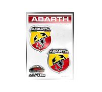 4R Quattroerre.it Autocollants Boucliers Moyens, Lot de 2, 94 x 131 mm