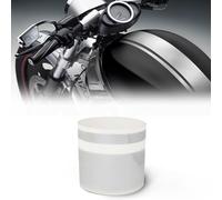 4R Quattroerre.it Bandes Adhésives Doubles de Course pour Motos, Chromé, 80 mm x 2 MT