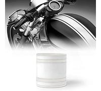 4R Quattroerre.it Bandes Adhésives Triples de Course pour Motos, Blanc, 80 mm x 2 mt
