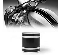 4R Quattroerre.it Bandes Adhésives Triples de Course pour Motos, Noir, 80 mm x 2 mt