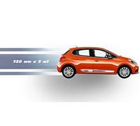 4R Quattroerre.it Bandes Adhésives Triples de Course pour Voitures, Gris Argenté, 120 mm x 5 MT