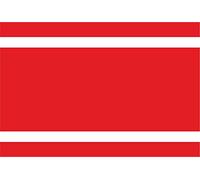 4R Quattroerre.it Bandes Adhésives Triples de Course pour Voitures, Rouge, 20 cm x 5 mt