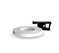 4R Quattroerre.it Bandes Wheel Stripes Racing pour les Jantes des Motos, Blanc, 7 mm x 7 mt 10296