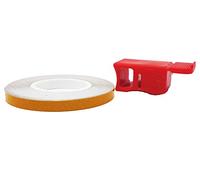 4R Quattroerre.it Bandes Wheel Stripes Réfractifs pour les Jantes des Motos, Jaune, 5 mm x 6 mt