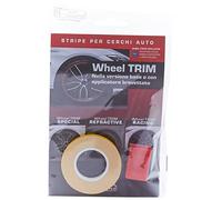 4R Quattroerre.it Bandes Wheel Trim Racing pour les Jantes des Voitures, Jaune, 5 mm x 6 mt